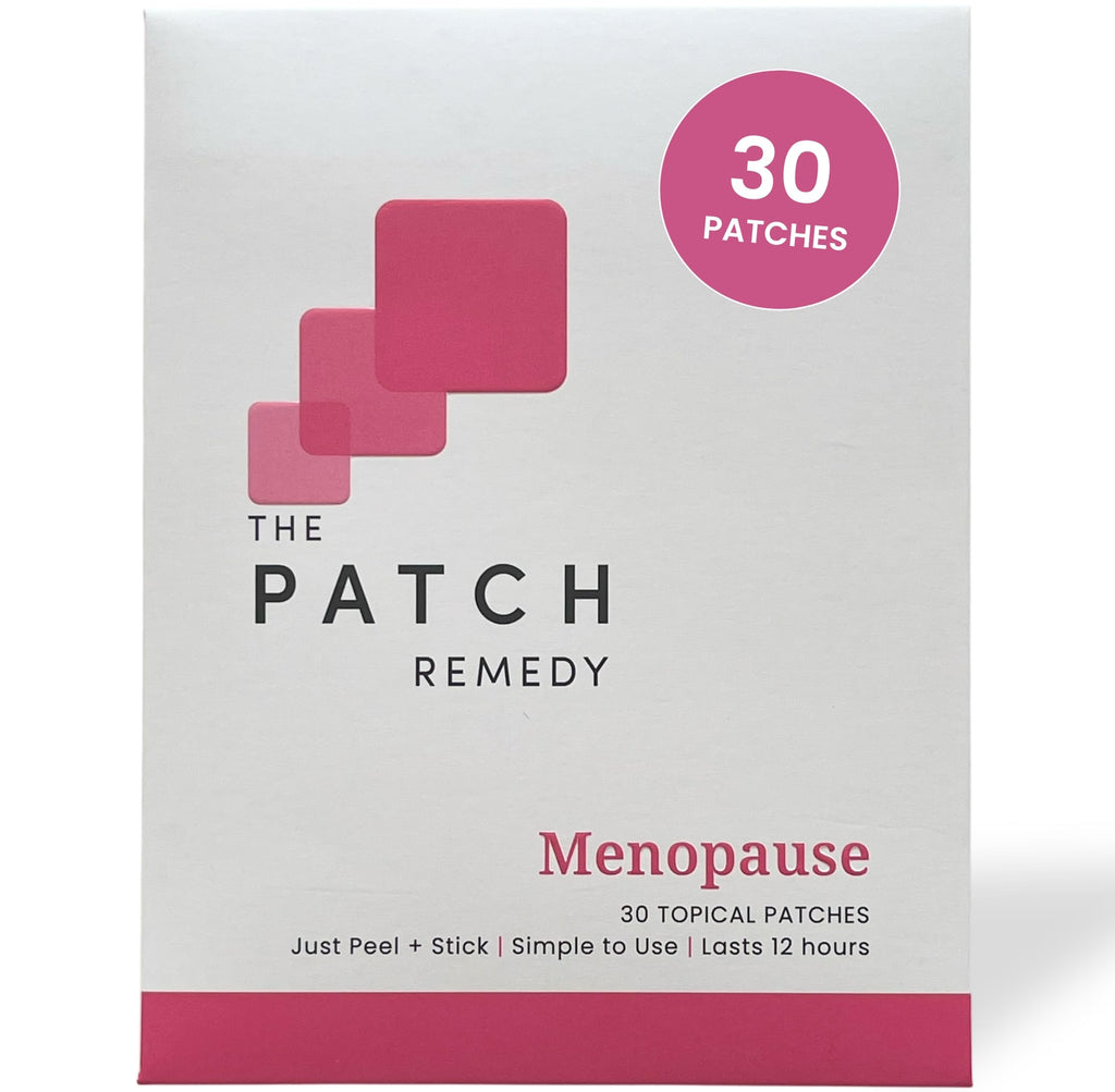 The Patch Remedy Menopause Patches - 30 Topical Menopause Relief for Women, Natural Hot Flash, Mood Support with Transdermal Got