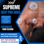 CUPPING WAREHOUSE Advanced Supreme 10 DEEP PRO 6065 Cupping Therapy Set- Harder Silicone- Cupping Set Massage Therapy Cups- Mass