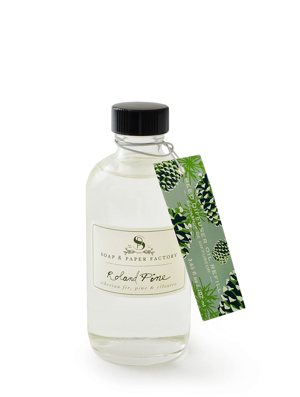 Soap & Paper Factory Roland Pine 3.65 Oz Reed Diffuser Oil Refill