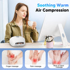 arboleaf Hand Massager with Heat and Compression, FSA HSA Eligible, Hand Massage Machine for Her Him, Adjustable Intensity for C