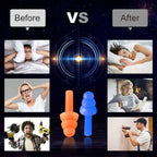 Earplugs for Sleeping Noise Cancelling Reusable Silicone Ear Plugs Suitable for Swimming Travel Snoring Airplanes Study Work Noi