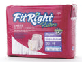 FitRight Restore Incontinence Liners, Maximum Absorbency, 13'' x 30'', 20 Count (Pack of 4)