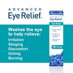 Bausch + Lomb Advanced Eye Relief Wash, Irrigating Solution for Soothing & Refreshing Eyes, 4 Fl Oz (Pack of 6)