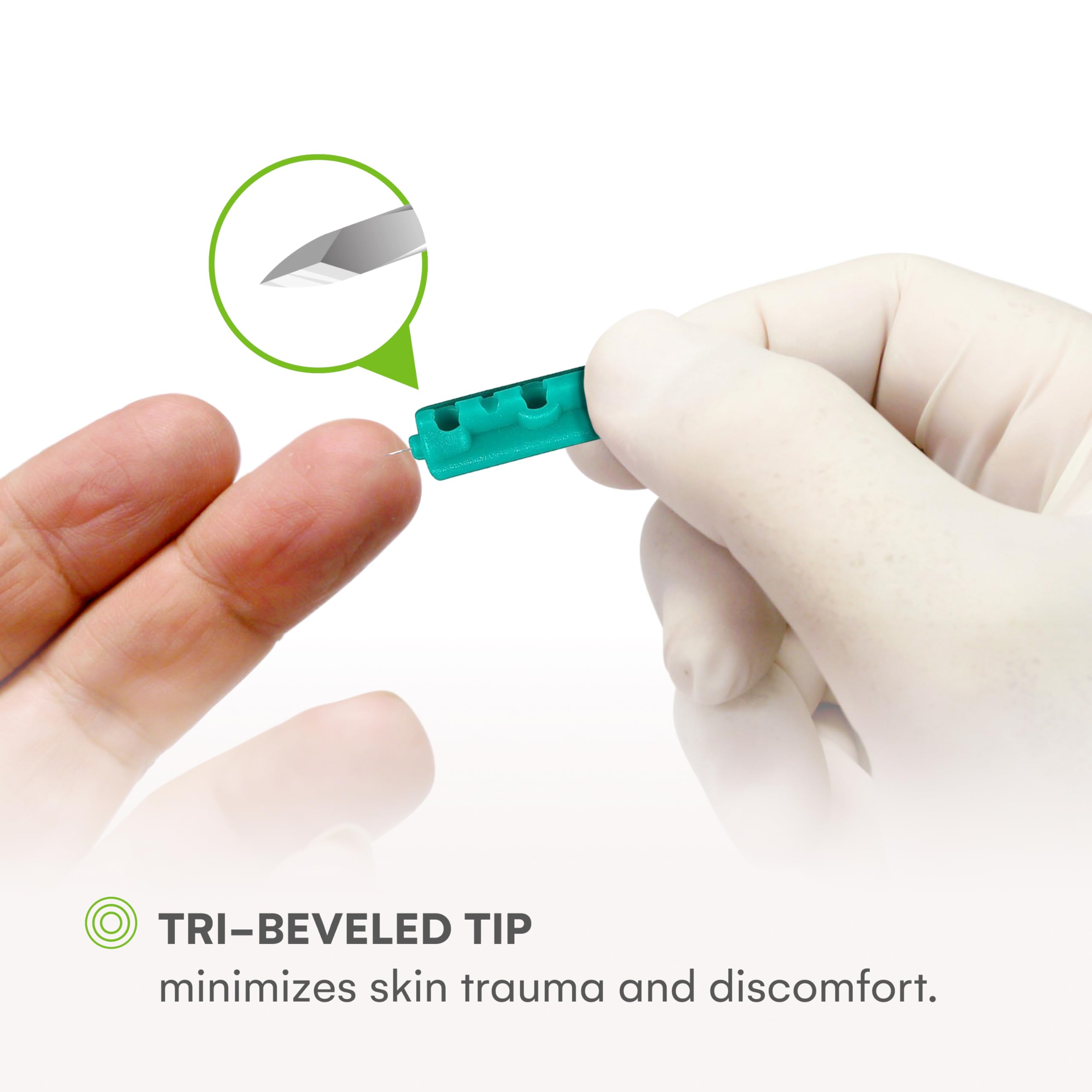 Lancets for Diabetes Testing - 30 Gauge Diabetic Lancets for Blood Testing and Glucose Testing - Fits Most Lancing Devices - Ste
