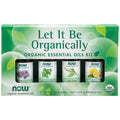 Let It Be Organically Organic Essential Oils Kit Now Foods 4 (10ml Bottles) Kit