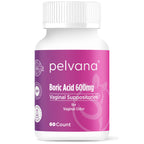 Pelvana Boric Acid Suppositories for Women 60 Count for Vaginal Odor - Third-Party Lab Tested & Made in The USA