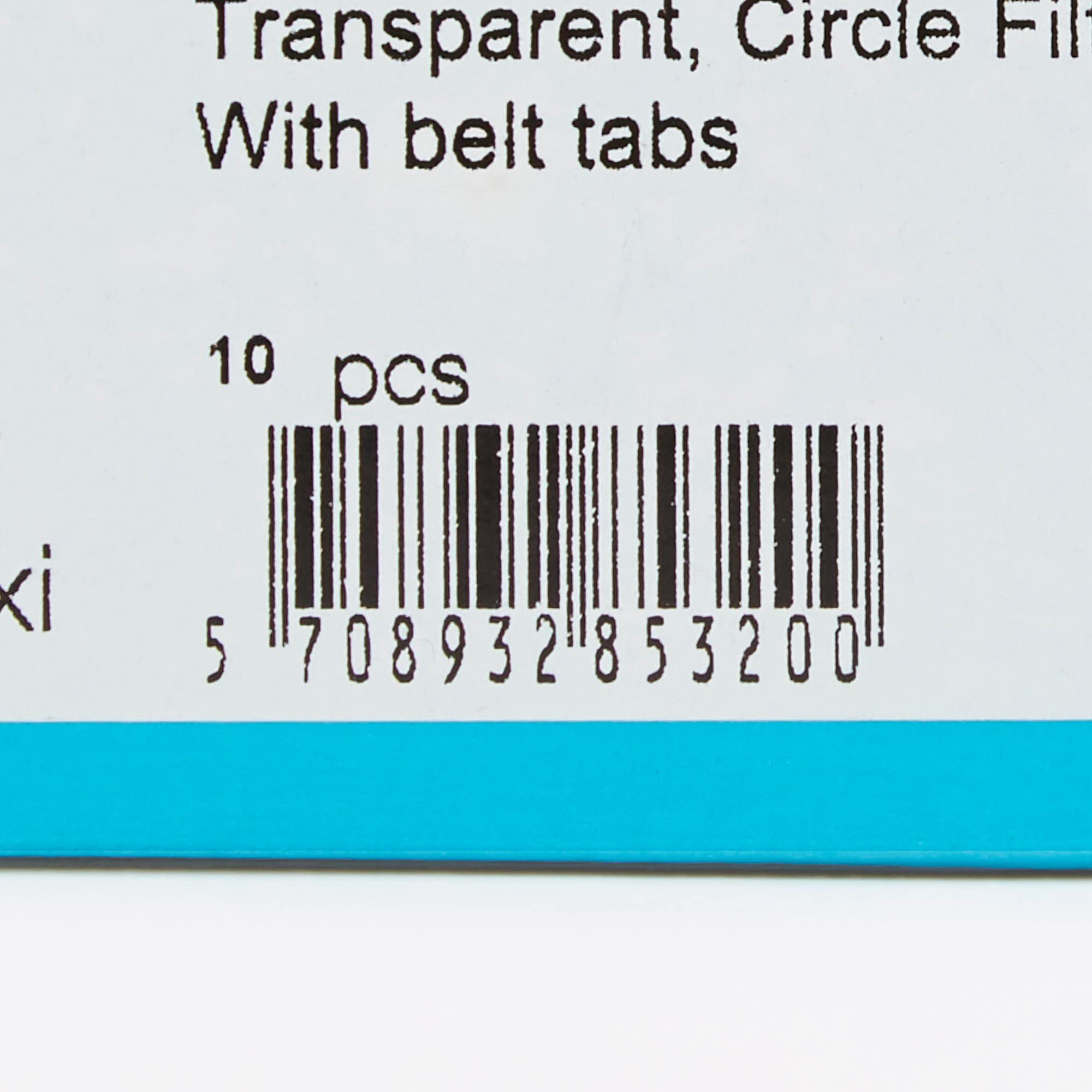 Coloplast 16716 Filtered Ostomy Pouch One-Piece System 11 Inch Length - Box of 10 (Transparent, 3/8 to 2 Inch Stoma)