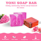 Yoni Soap Bars Yoni Wash Set Of 4, Feminine Wash Ph Balance for Women Vaginial Deodorants, Organic Yoni Soap Handmade Vagina Soa