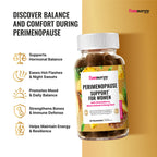 Femnergy Perimenopause Support Gummies for Women - Menopause Relief Estrogen & Hormone Balance Supplement with Black Cohosh Chas