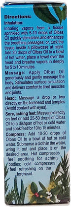 Olbas Therapeutic, Aromatherapy Inhalant and Massage Oil, 0.32 fl Ounces. Pack of 1 Bottle