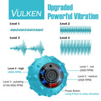 Vulken Acusphere 4 Speed High Intensity Vibrating Massage Ball for Muscle and Fitness, Performance Improvement and Trigger Point