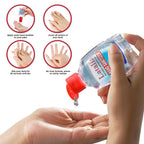Latalia Mini Hand Sanitizer - Pack of 96 Travel Hand Sanitizers - Unscented Mini Clean Scent Non-Drying Gel (55ml & 1.85 fl. oz)