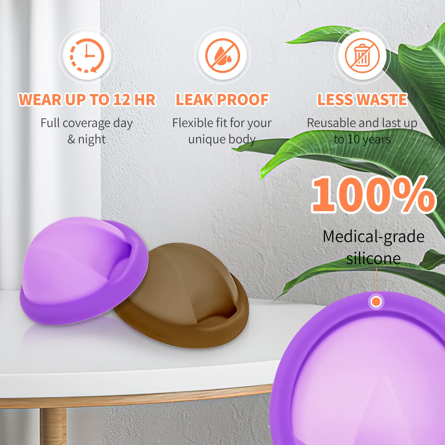 Menstrual Disc with Sterilizer- Menstual Cup Sterilizer Steamer with 2 Soft & Reusable Period Disc, Menstrual Cups Period Cup Ki
