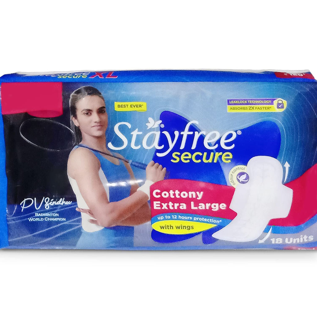Stayfree Secure Cottony - XL (20 Pads)