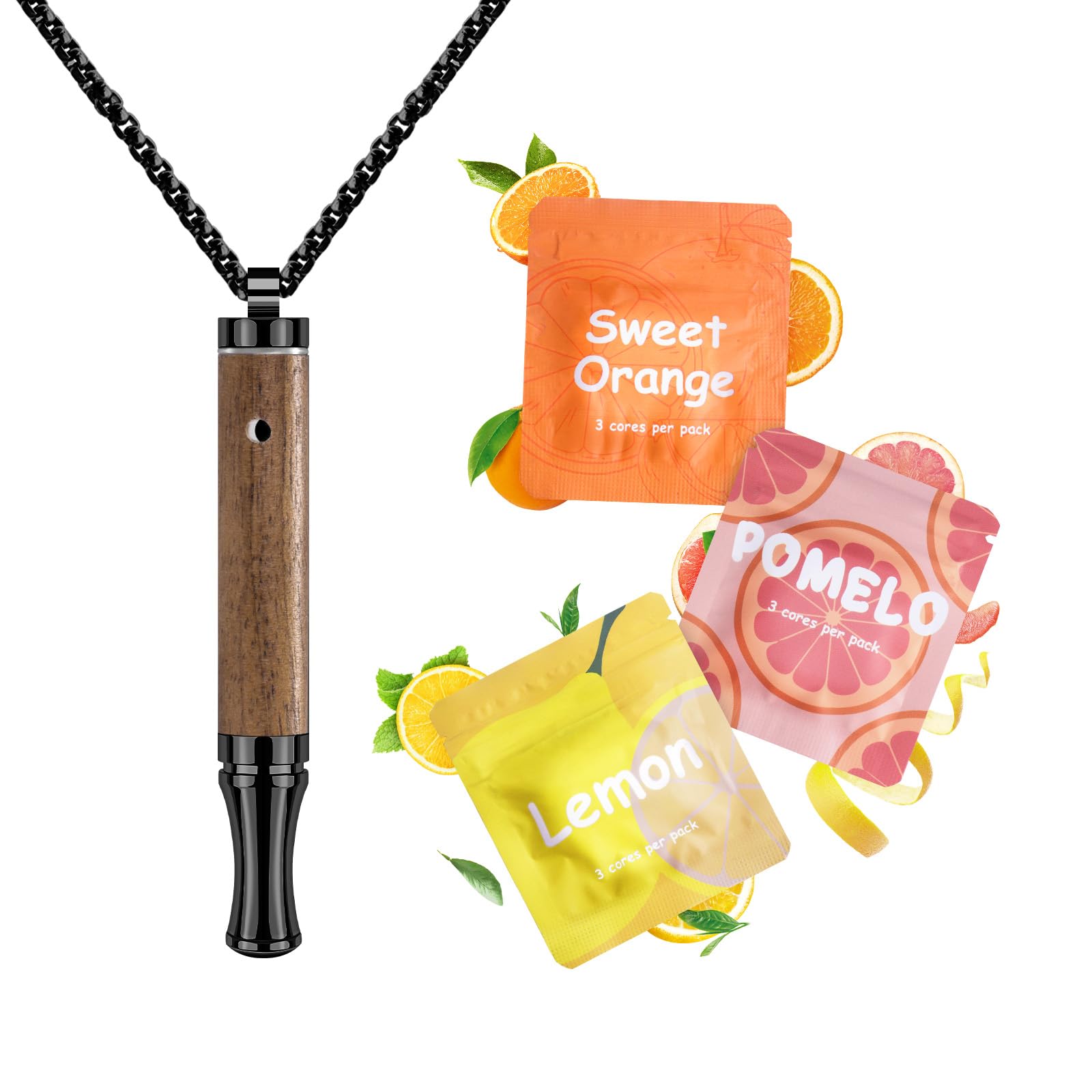 ASTOFLI Quit Smoking Breathing Necklace for Adults: Adjustable Air Outlet Breathing Necklace to Quit Smoking - Air Inhaler Stop 