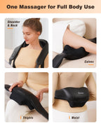 KNQZE Neck and Shoulder Massager, Cordless Back and Neck Massager, Upgraded Graphene Heating, FSA HSA Eligible, 4D Shiatsu Deep