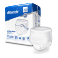 Attends Disposable Underwear Pull On with Tear Away Seams X-Large, APV40, Moderate, 14 Ct