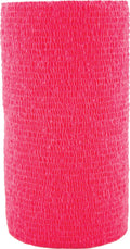 3M Vetrap 3 Rolls of Bandaging Tape, 4 Inch, for Horses Dogs and Cats (Red)