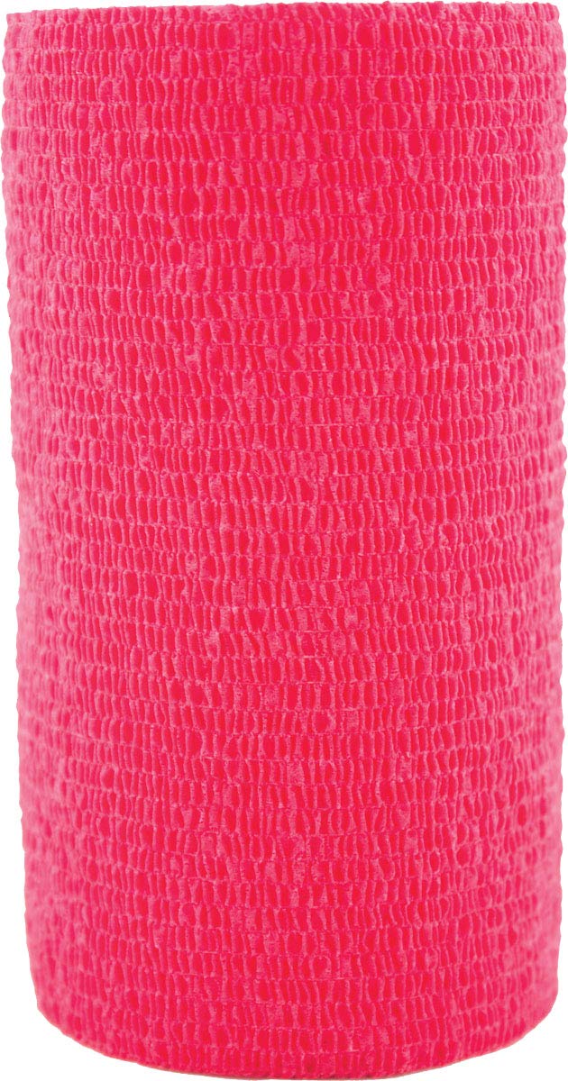 3M Vetrap 3 Rolls of Bandaging Tape, 4 Inch, for Horses Dogs and Cats (Red)