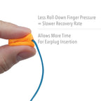 Howard Leight by Honeywell FirmFit Corded Disposable Foam Earplugs, Polybag, 100-Pairs (FF-30)