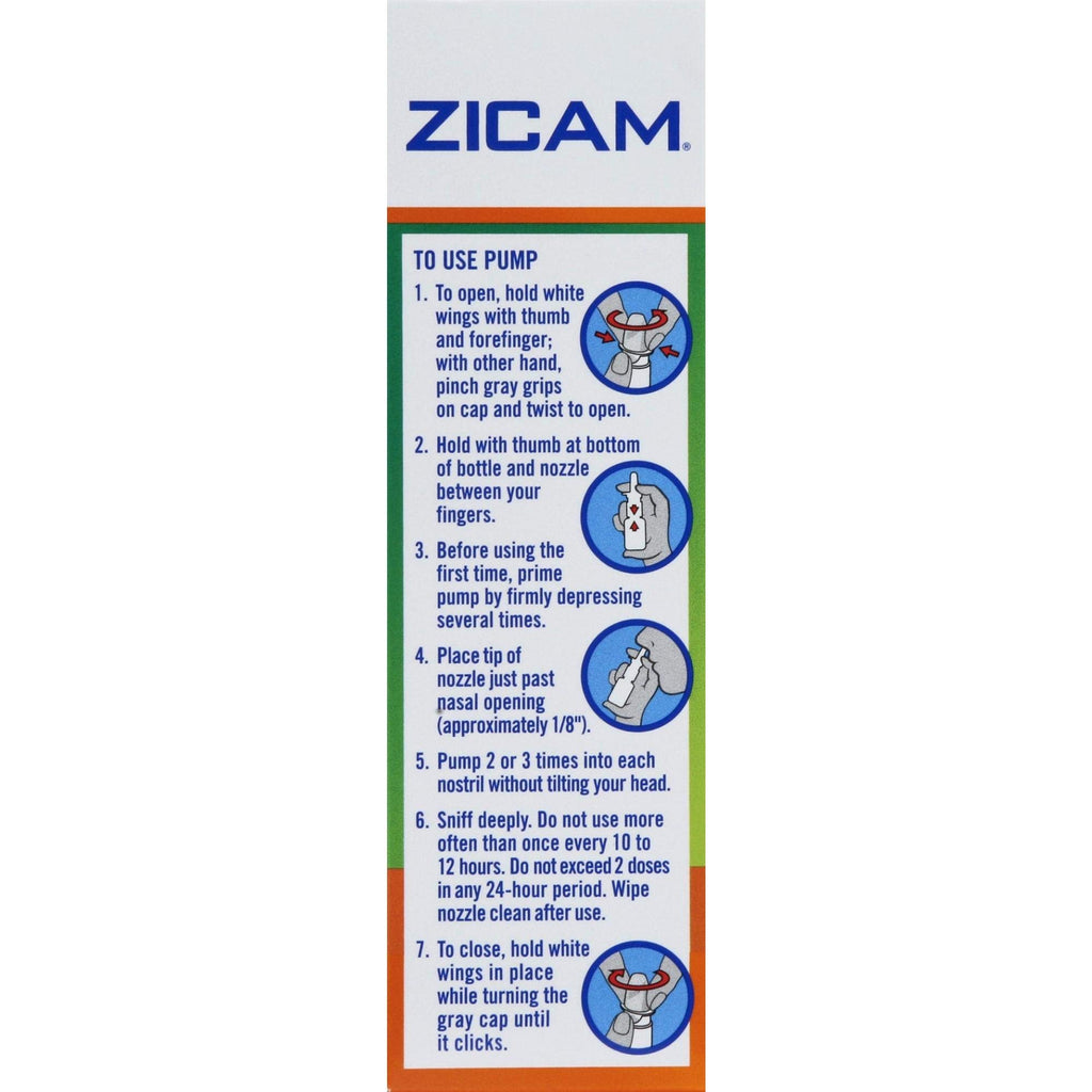 Zicam Extreme Congestion Relief No-Drip Liquid Nasal Spray, 0.50 Ounces each (Value Pack of 3)