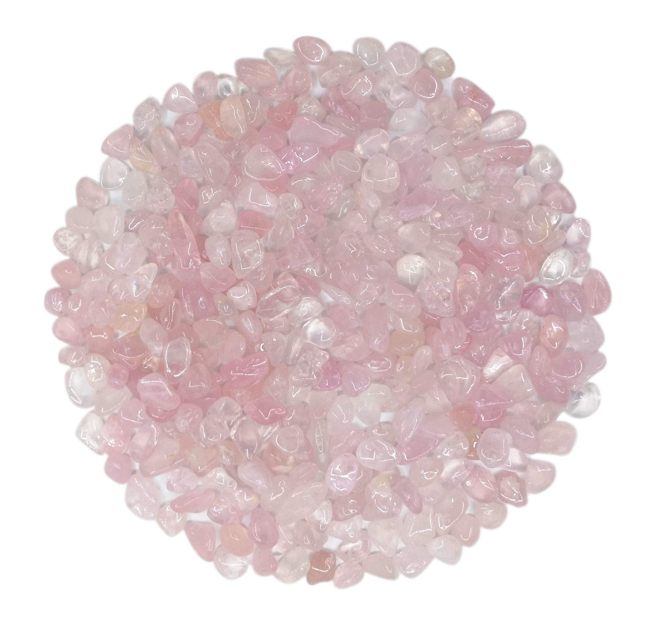 Mina Heal Chakra Stones Collection, Tumbled and Well Polished Healing Crystals/Gemstones (450 g (1 lb) Rose Quartz Crystal)