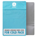 ICEWRAPS Extra Cover ONLY for 10x14 Clay Ice Pack | Reusable and Washable Soft Fabric Cover for Cold Pack | Fabric Cold Compress