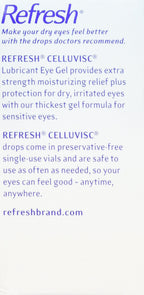 Refresh Celluvisc Lubricant Eye Gel Single-use Containers 30 Ea
