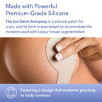 Biodermis Epi-Derm Areopexy Silicone Scar Sheets for Breast Augmentation, Professional Scar Patches in Lollipop Configuration, I
