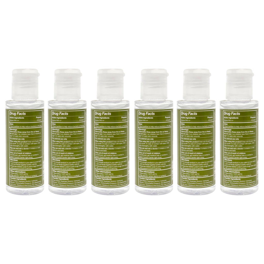 Villa Floriani Hand Sanitizer by Villa Floriani for Unisex - 3.4 oz Hand Sanitizer - Pack of 6