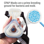AWOW Scented CPAP Wipes CPAP Mask Cleaner for Daily CPAP/BiPAP Mask Maintenance, 100% Cotton Safe on CPAP Masks, Mildly Scented
