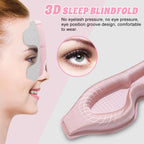 Clbxzwc 3D Advanced Eye Mask for Sleeping,Ultra Delicate Soft Skin Friendly Eye mask,100% Blackout Sleep Eye Mask for Sleep, Eye