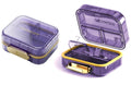 Travel Pill Organizer, 7 Compartments Pill Box, Daily Portable Pill Case to Hold Vitamins, 1 Pack Small Pill Container for Pocke