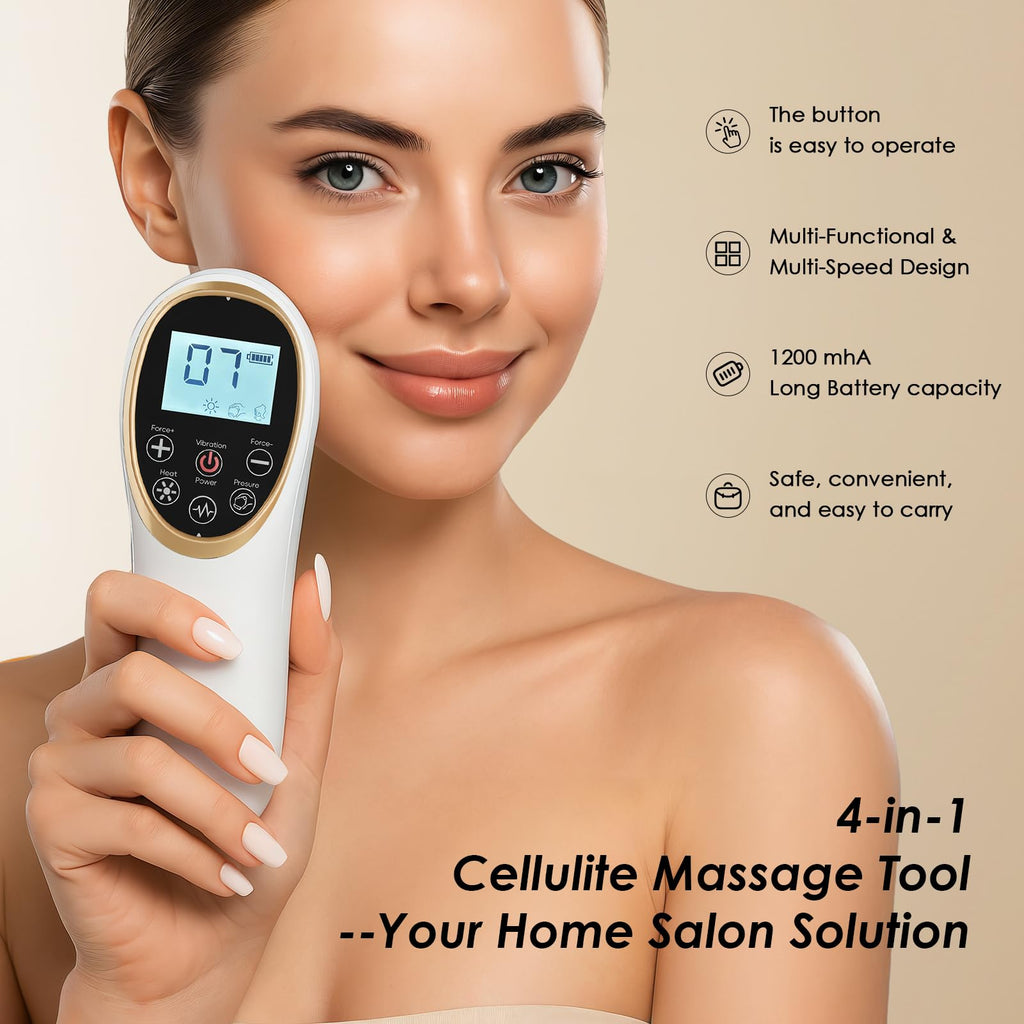 AAQ 4-in-1 Body Sculpting Machine - Professional Cellulite Massage Tool with Lymphatic Drainage & Skin Tightening, Body Sculptor