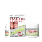 Dr. Blaines REVITADERM Psoriasis Formula - Soothing Topical Cream with Coal Tar, Tea Tree Oil and Lavender Oil for Itching, Flak