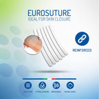Eurosuture - 1/5 x 1 1/2 in - Skin Closure, Sterile Suture Strips, Dynamic Adherence and Superior Security - 2 Envelopes of 6 St