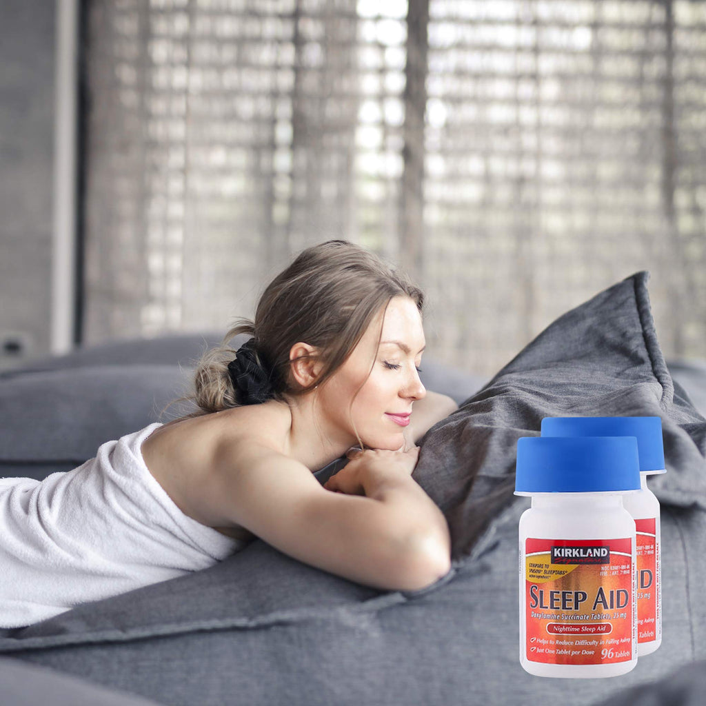 Kirkland Sleep Aid Doxylamine Succinate 25 mg 192 Tablets