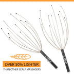 LiBa Scalp Massager Tool (2-Pack) for a Rejuvenating Head Hair Scratcher Massage No Painful Scratches, Tangling, or Hair Pulling