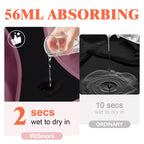 IRISMORII Leak Proof Incontinence Underwear for Women Washable Absorbent Bladder Control Postpartum Briefs 1Pack (Cherry XXL)