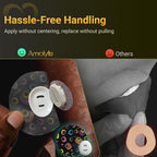 Amolyfe - Dexcom G7 Adhesive Patches,20-Pack Dexcom Stelo Overpatches - Bump-Proof with 2 Hard Caps, Waterproof, Breathable, Med