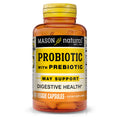 MASON NATURAL Probiotic with Prebiotic, 40 Day Supply for Normal Digestive Function & Improved Gut Health, 40 Veggie Capsules