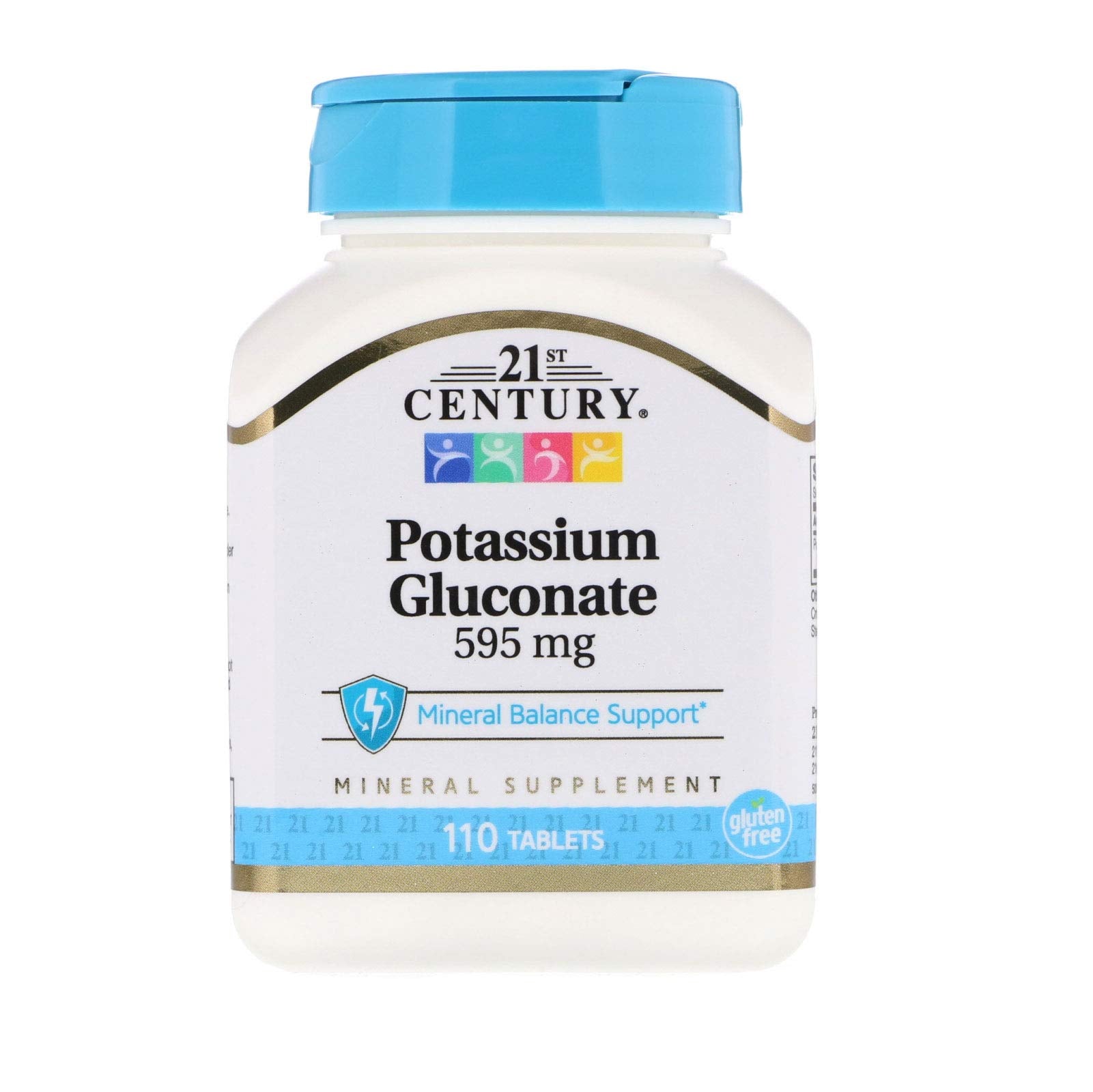 21st Century Potassium 99Mg Tablets 100+10 Count (2 Pack)