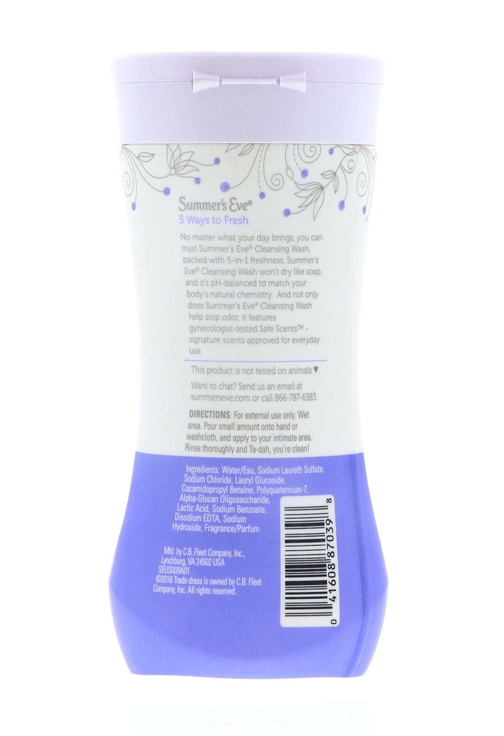 Summer's Eve Cleansing Wash, Delicate Blossom, 9 oz (Pack of 1)