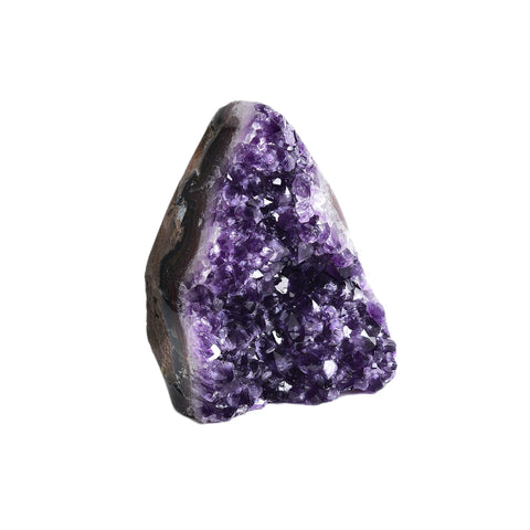 JIC Gem Natural Polished Amethyst Crystal Geode Deep Purple Uruguay Amethyst Cluster Large Amethyst Rock for use in Healing Crys
