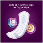 Poise Incontinence Pads, Long, 45 Count (Pack of 2)