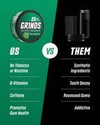 Grinds Coffee Pouches | Tobacco Free, Nicotine Free Healthy Alternative | 6 Cans of Wintergreen | 18 Pouches Per Can | 1 Pouch e