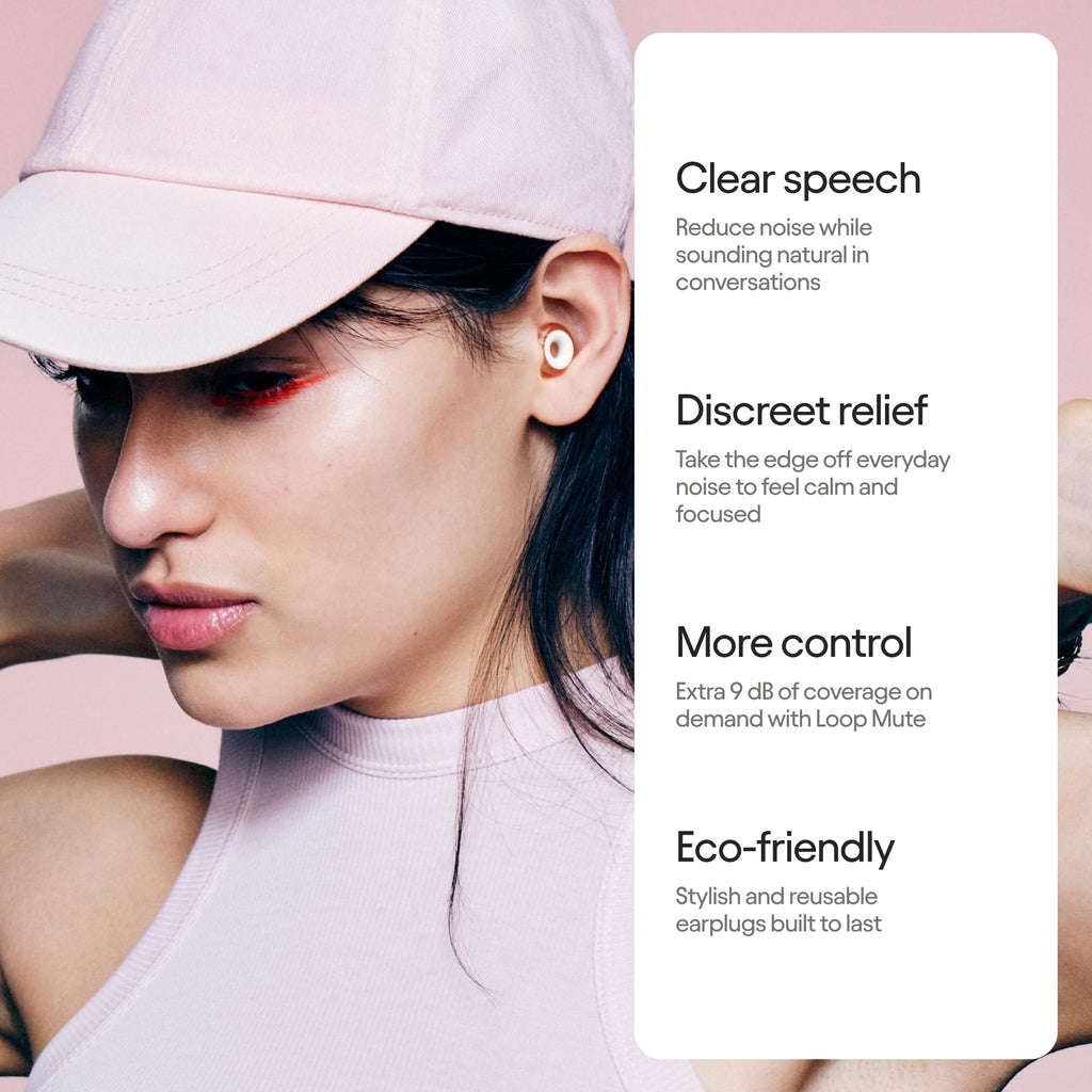 Loop Engage 2 Plus Earplugs - Everyday Noise Relief with Clear Speech for Social Gatherings, Work, Conversation, Parenting & Noi