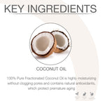Bon Vital Coconut Massage Oil with 100% Pure Fractionated Coconut Oil to Repair Dry Skin, Used by Massage Therapists and At-Hom