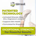 terrasil Ringworm Soap for Ringworm Symptoms - Soothing Care & Relief of Itchy, Sore Skin - Natural, Dermatologist Tested & Hypo