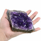 Nvzi Amethyst Crystal Rock, Real Amethyst Stone, Natural Purple Crystals and Healing Stones, Amathesis Crystal Cluster Geode, Am